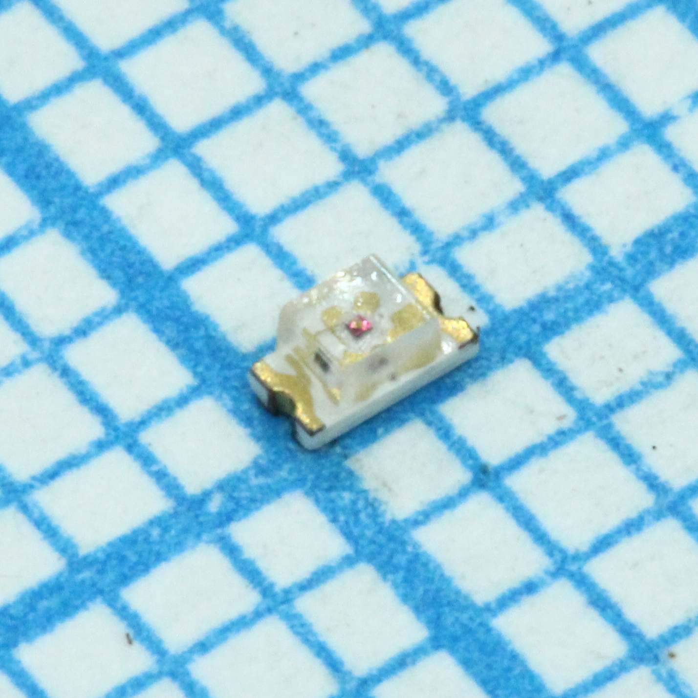 Светодиод smd 1,6х0,8мм/оранжевый/625нм/100мкд/прозрачный/130°