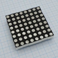 Матричный индикатор 60,2мм/8x8/зеленый/570нм/60-80мкд/ОА