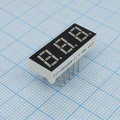 3-х разрядный индикатор 7мм/зеленый/520нм/260-310мкд/ОК