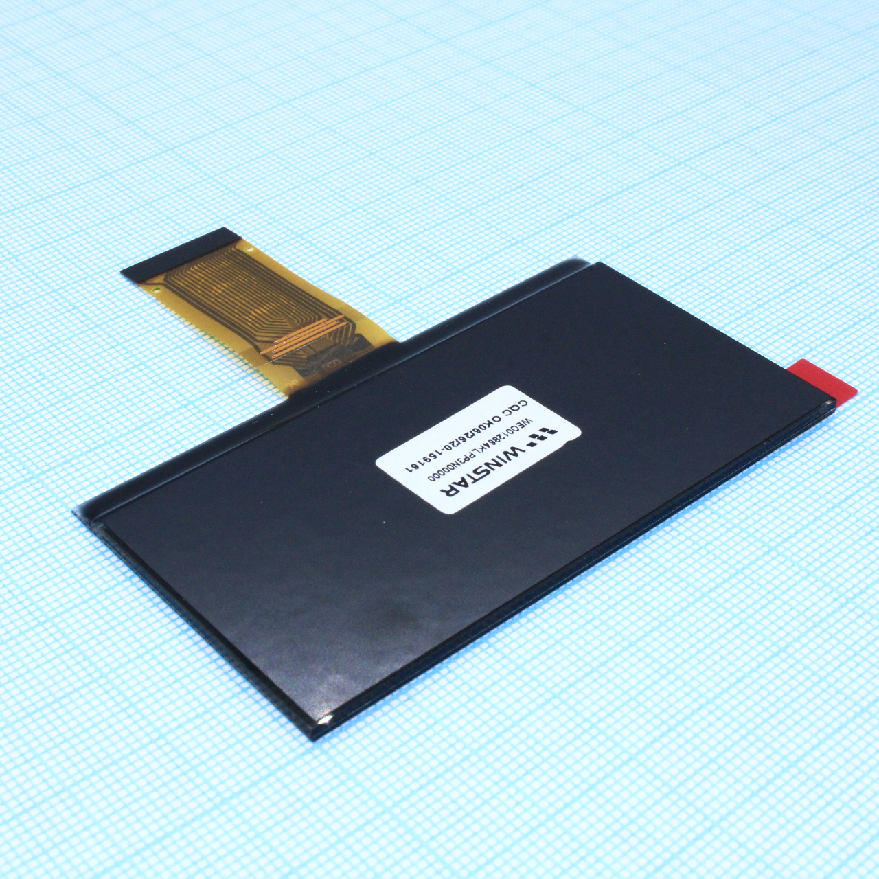 OLED 2.7" графический, 128х64, COG, желтый, интерф. 6800,8080,SPI,I2C, driver SSD1309ZC, VDD 3В, -40 ... 80 C FPC 31pin