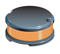 Катушка индуктивности SMD силовая проволочная 2.5мкГн ±20% 1кГц 21Q-добротность феррит 2.35A 0.05Ом автомобильного применения лента на катушке