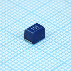 Катушка индуктивности SMD силовая проволочная неэкранированная 150мкГн ±10% 796кГц 20Q-добротность феррит 0.14A 6.5Ом 1812 лента на катушке