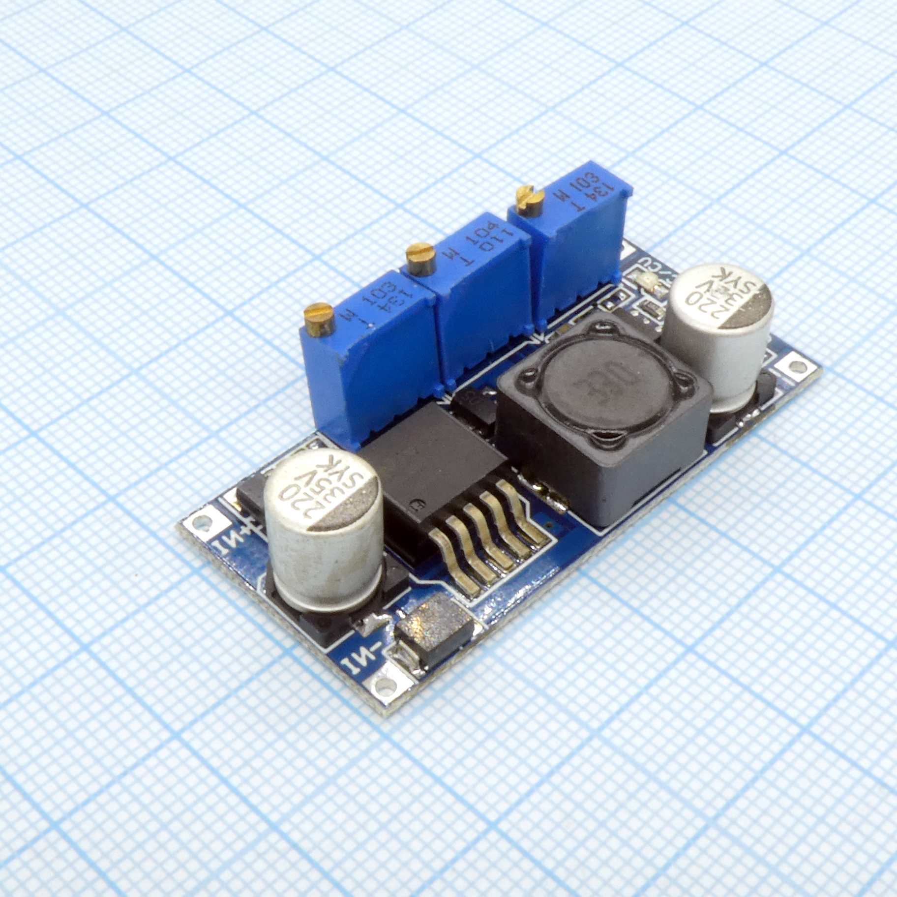 LM2596 (вх 7-35B, вых 1.25-30B,0-3A)