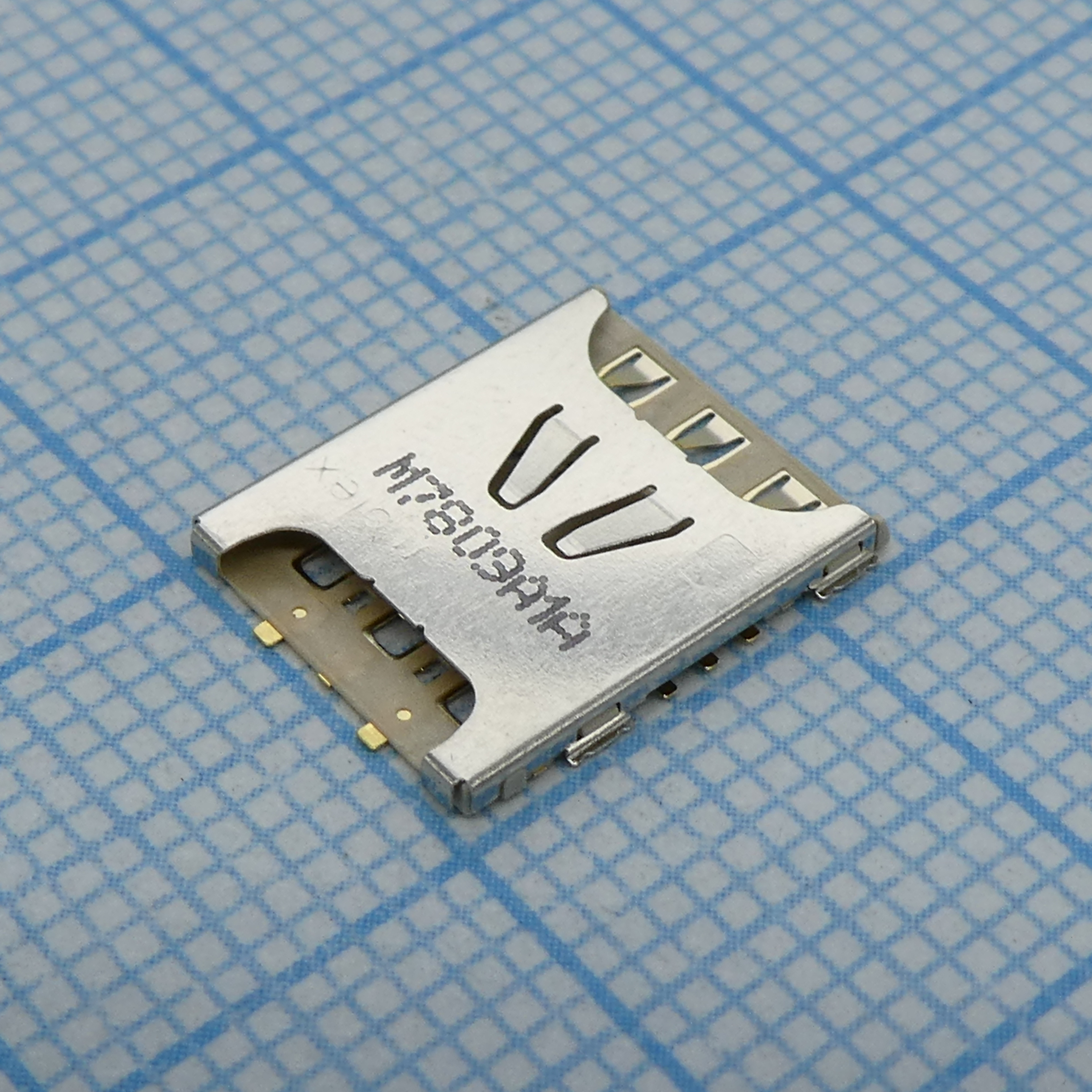 Гнездо памяти, Push-Pull, 104224 Series, Nano SIM, 6 контакт(-ов), Медный Сплав