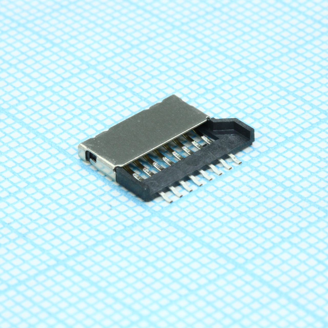 MicroSD сокет вставной низкий профиль