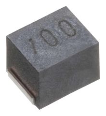 Катушка индуктивности SMD силовая проволочная неэкранированная 10мкГн ±10% 2.52МГц 20Q-добротность феррит 0.6A 0.504Ом 1210 лента на катушке