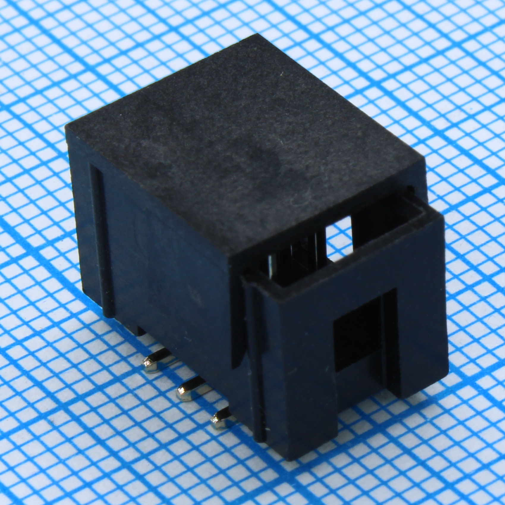 IDC разъем, вилка на плату, SMD монтаж 6pin(2x3), шаг 2.54