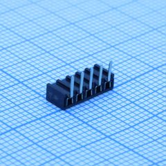 Гнездо на плату угловое 1x5 конт., шаг 2.00мм, высота 4.3мм, позолоч.