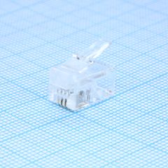 вилка RJ11 Plug 4P4C