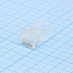 Штекер RJ45 8P8C круглый 0.85мм