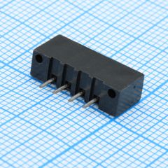 FPC разъем для шлейфа на плату прямой 4pin, шаг 2.54мм
