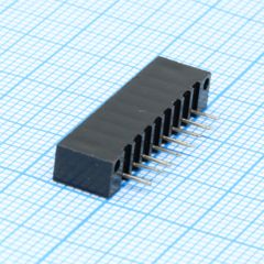 FPC разъем для шлейфа на плату прямой 8pin, шаг 2.54мм