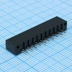 FPC разъем для шлейфа на плату прямой 10pin, шаг 2.54мм