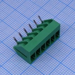 клеммный блок 6 контактов шаг 3.5мм