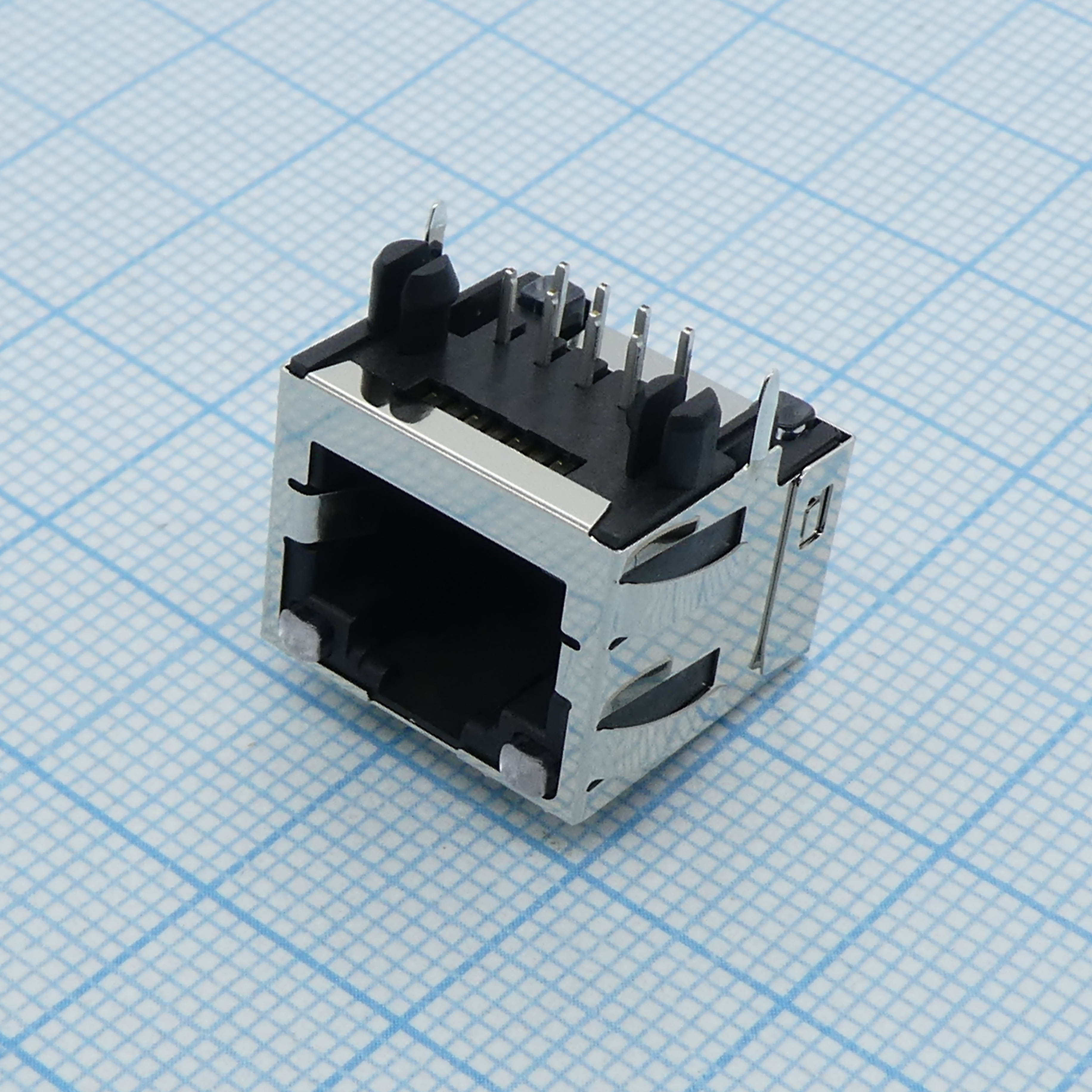 Модульный разъем, Cat5, RJ45, Гнездо, 8 контакт(-ов), 8 вывод(-ов), 1 порт(-ов)