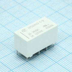 Сигнальное реле две контактных группы на переключение 1А/125VAC AgNi+Au катушка 3В монтаж в отверстие