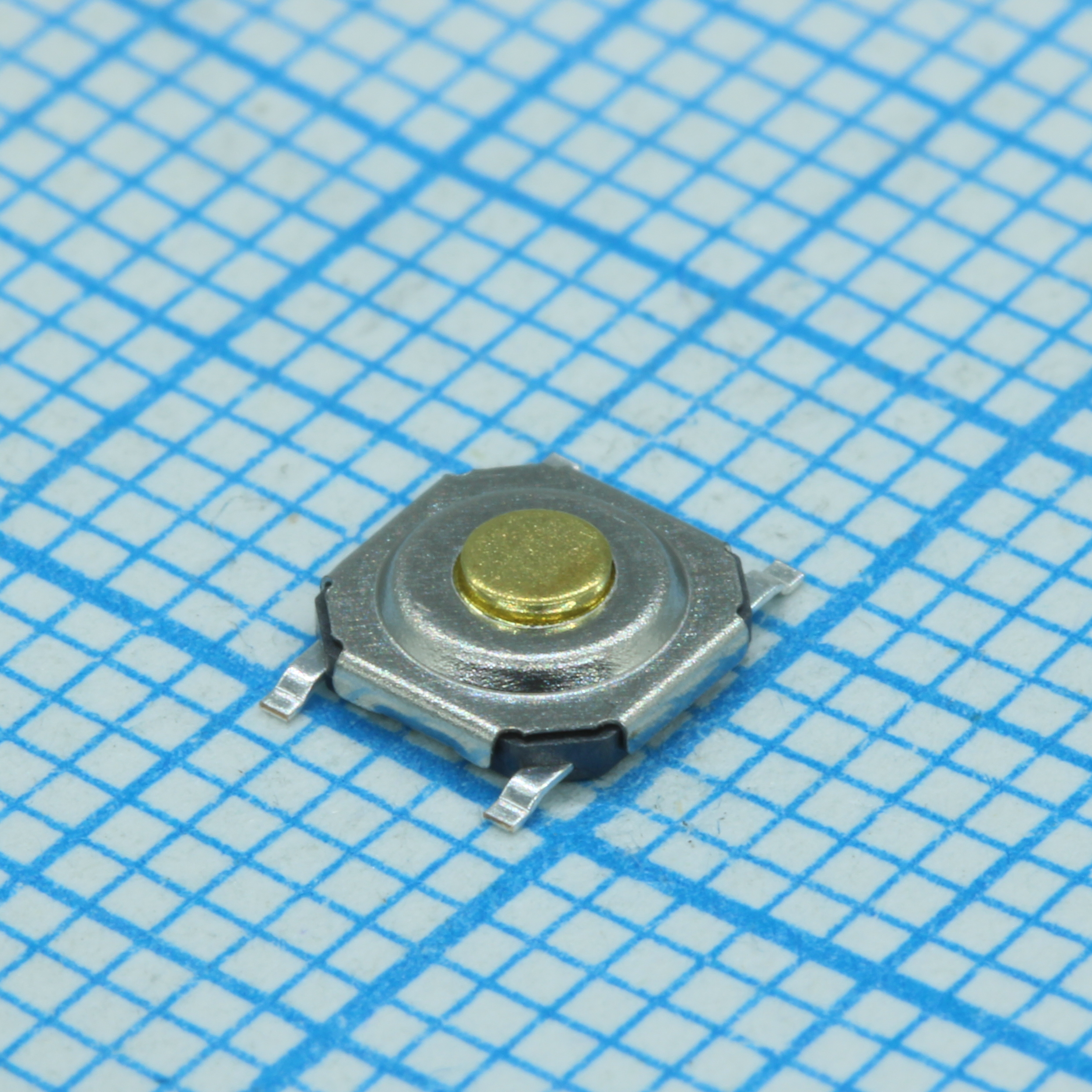 Кнопка тактильная 5,2х5,2х1,5мм 4 pin smd