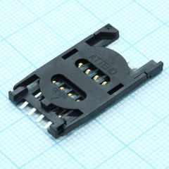 Сокет Mini SIM карты с крышкой