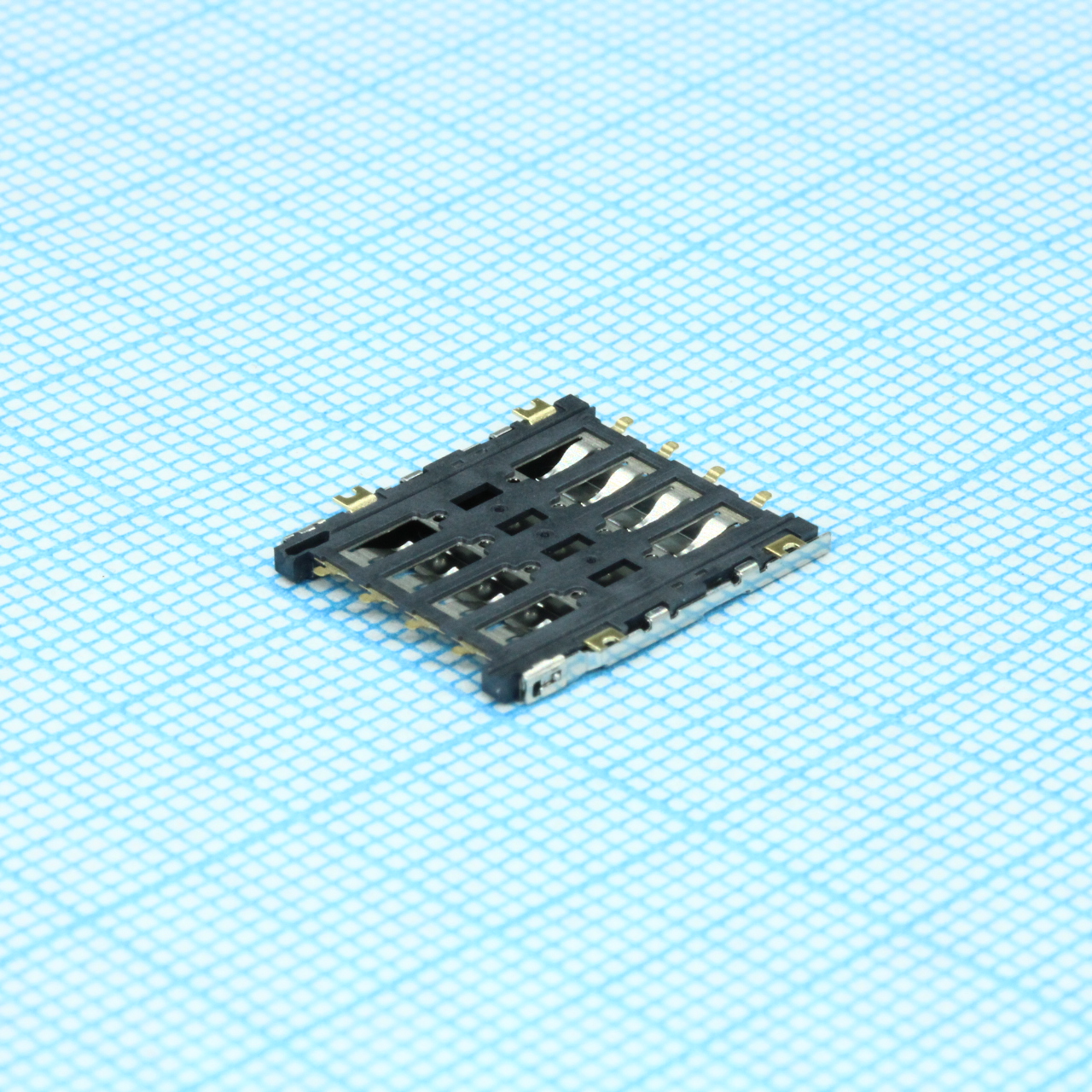 Сокет Micro SIM карты 8 выводов петлевой