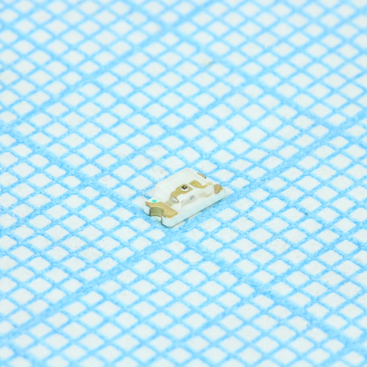 Светодиод smd 3,2х1,6мм/зеленый/568нм/18-70мкд/прозрачный/120°