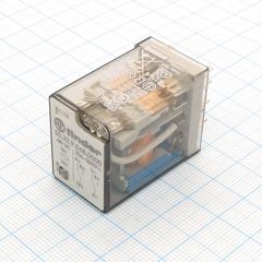 Миниатюрное универсальное электромеханическое реле; монтаж в розетку; 2CO 10A; контакты AgNi; катушка 48В DC; степень защиты RTI; опции: нет