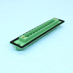 Разъемный клеммный блок на плату, 12 контактов. Серия 2CDGRM-5.08