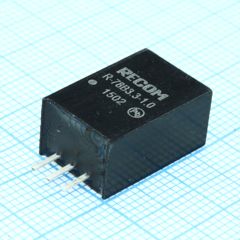Преобразователь DC/DC, на печатную плату вход 32В выход 3.3В 1A 3-Pin SIP туба