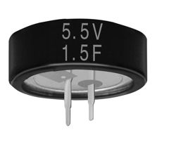 Supercapacitors 1.5F 5.5V EDLC Coin Cell Cyl
