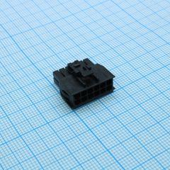 Корпус разъема 12 контактов шаг 2.5мм монтаж на кабель серия Nano-Fitї пакет
