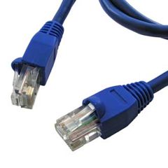 Патчкорд RJ45 1 м, синий