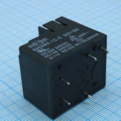 Реле пайка в плату+контакты 3х(6,35х0,8). Упр.: 24VDC, Потр. мощн.: 0.93W. Комм.: NC/NO 10A/20А 240VAC, конт.: 1 перекидной, размер (LxWxH) мм: 32.5 х 28.0 х 28.0.