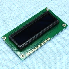 OLED символьный 16х2 (1602E), зеленый, 8-битный паралл. интерфейс 6800, VDD =5В, -40...+80С