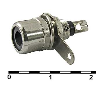 RCA гнездо блочное SZC RP-1 (SZC), чёрный