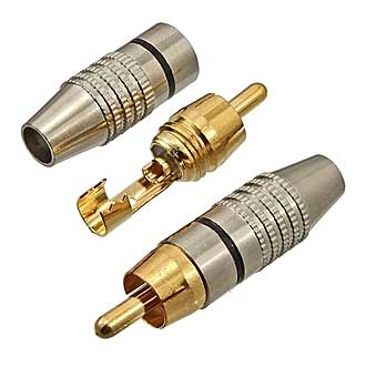 Разъём RCA SZC-0218/RP-213, чёрный