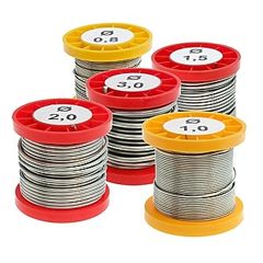 Припой проволочный без канифоли ПОСК50-18 1.0мм 200гр. катушка