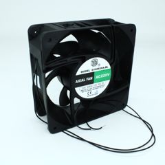 Вентилятор 220В AC, 2750об/мин., 405.6м3/час, 160х160х62мм, 54db, подшипник качения, тип вывода - провод
