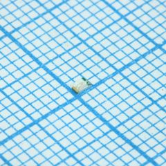 Светодиод smd 1,6х0,8мм/зеленый/522нм/600-800мкд/2.6-3.3v,  If=10mA/прозрачный/130°