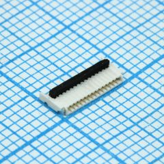 Соединитель FPC 14 контактов шаг 0.5mm угловой для поверхностного монтажа лента на катушке