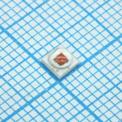 Светодиод smd 3,45х3,45мм/желтый/593нм/40-50Лм при 350мА/1Вт/1.8-2.4В/130°