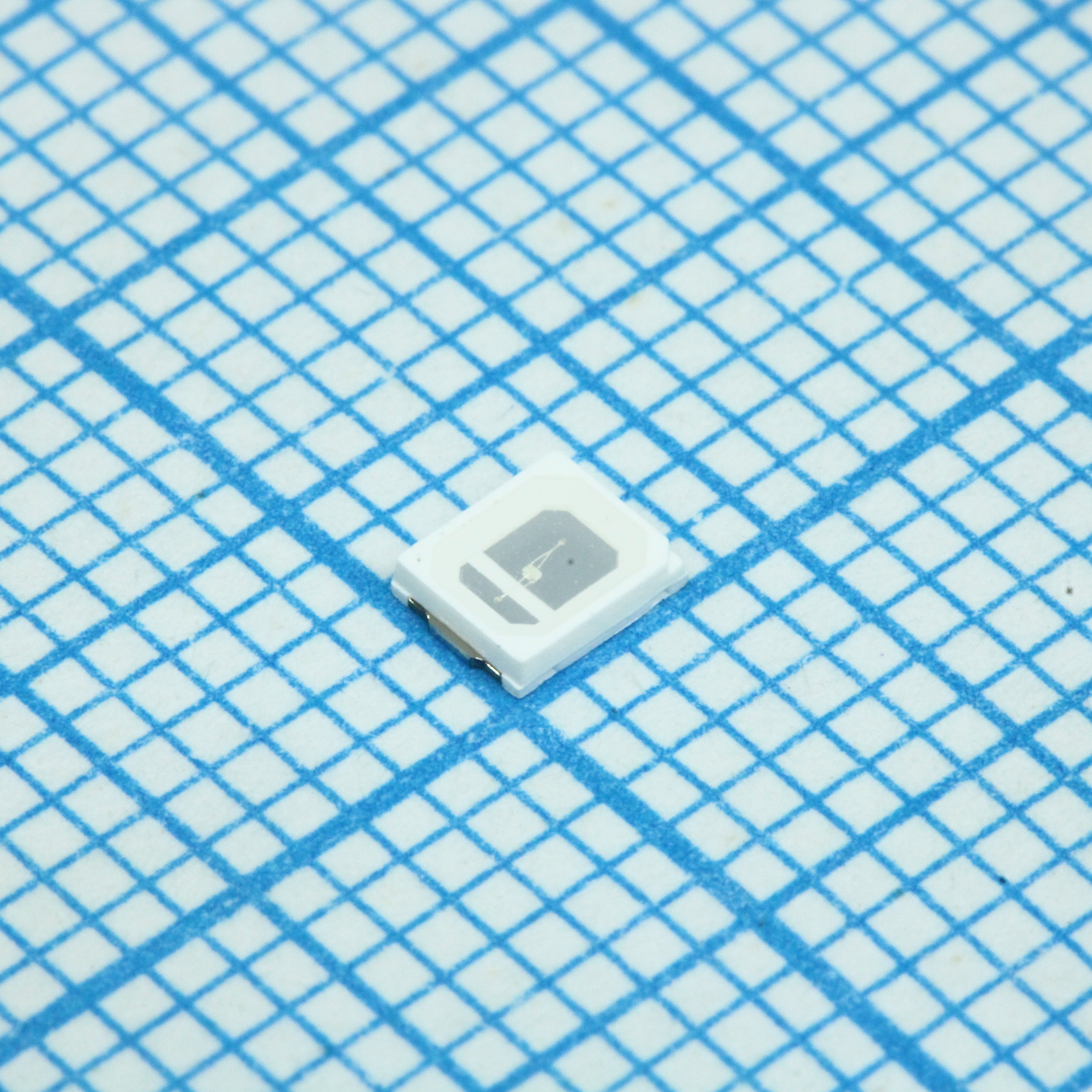 Светодиод smd 2,8х3,5мм/синий/470нм/350-460мКд при 20мА/максимальный ток 30мА/0.06Вт/2.8-3.4v/120°