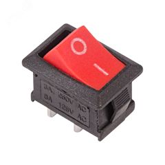 Выключатель клавишный ON-OFF (2c) 6А 250В