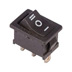 Выключатель клавишный с нейтралью ON-OFF-ON (3c) 6А 250В