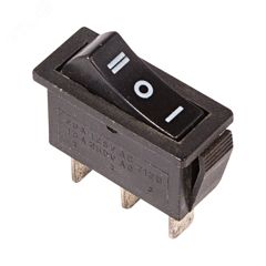 Выключатель клавишный с нейтралью ON-OFF-ON (3c) 15А 250В