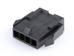 Корпус вилки, провод-провод, "папа", 3мм, PIN 4, Серия Micro-Fit 3.0, 5А