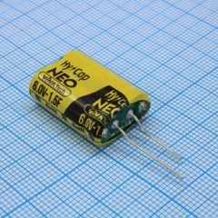 Ионистор 1.5F 6V 8.5x17x5.5мм радиальные выводы 4.7mm