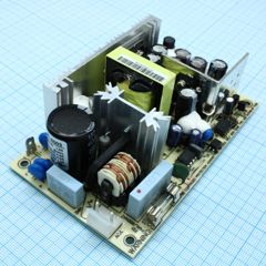 AC-DC, 65Вт, выход1: +3…3,6В/0…7A, выход2: +5В/0,2…10A, выход3: +12В/0…1,2A, максимальная мощность 61.8Вт, вход 90…264V AC, 47…63Гц /127…370В DC, изоляция 3000В AC, открытая плата 127х76х42мм, -10…+60°С