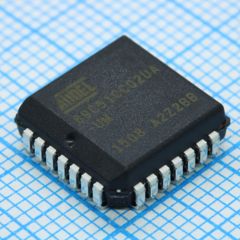 Микроконтроллер 8-бит 8051 16Кбайт Флэш-память питание 3.3В/5В 28-Pin PLCC туба