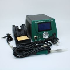 Паяльная станция с микропроцессорным контролем температуры 30-500°C ±2°С, паяльник 75Вт 9SS-257-SI