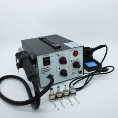 Паяльная станция (паяльник + фен), модель R852, компрессорная, 100-480°C