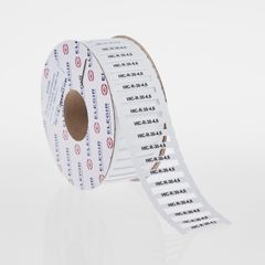 Маркер для контейнеров CHL, STC, DMP, высота 4,6 мм, длина мм, цвет белый, для принтера: RT200, RT230, в упаковке 1250 маркеров